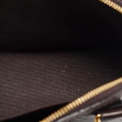 Pre Owned Louis Vuitton Terre D’Ombre Monogram Vernis Alma BB Bag