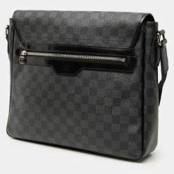 Pre Owned Louis Vuitton Black Damier Graphite Daniel MM