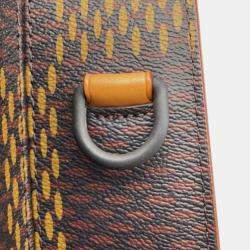 Pre Owned Louis Vuitton Brown Nigo Giant Damier Ebene Monogram Mini Tote
