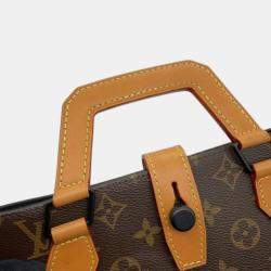 Pre Owned Louis Vuitton Brown Nigo Giant Damier Ebene Monogram Mini Tote