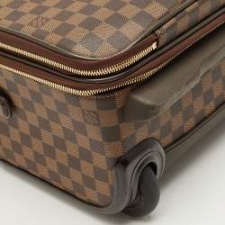 Pre Owned Louis Vuitton Damier Ebene Canvas Pegase 55 Luggage