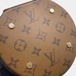Pre Owned Louis Vuitton Cannes Noir Monogram Monogram Reverse Canvas