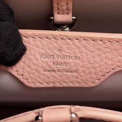 Pre Owned Louis Vuitton Capucines Rose Pink Taurillon Leather PM