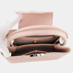 Pre Owned Louis Vuitton Capucines Rose Pink Taurillon Leather PM