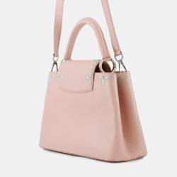 Pre Owned Louis Vuitton Capucines Rose Pink Taurillon Leather PM