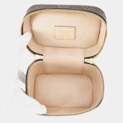 Pre Owned Louis Vuitton Nice Nano Beige Monogram