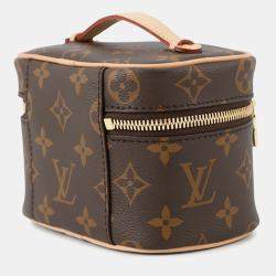 Pre Owned Louis Vuitton Nice Nano Beige Monogram