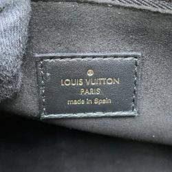 مملوكة مسبقًا Louis Vuitton On My Side PM Black, Brown Calfskin Leather Top Handle Bag