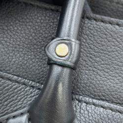 مملوكة مسبقًا Louis Vuitton On My Side PM Black, Brown Calfskin Leather Top Handle Bag