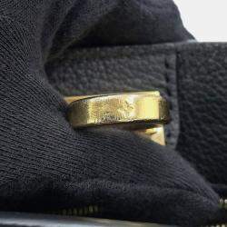 مملوكة مسبقًا Louis Vuitton On My Side PM Black, Brown Calfskin Leather Top Handle Bag