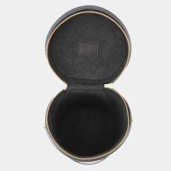 Pre Owned Louis Vuitton Cannes Noir Monogram Vernis Leather Size PM