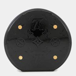 Pre Owned Louis Vuitton Cannes Noir Monogram Vernis Leather Size PM