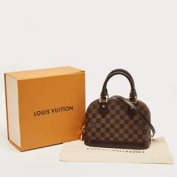 Pre Owned حقيبة لوي فيتون ألما بي بي قماش دامير إبيني