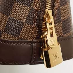 Pre Owned حقيبة لوي فيتون ألما بي بي قماش دامير إبيني