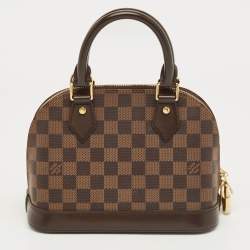 Pre Owned حقيبة لوي فيتون ألما بي بي قماش دامير إبيني