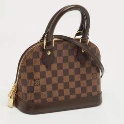 Pre Owned حقيبة لوي فيتون ألما بي بي قماش دامير إبيني