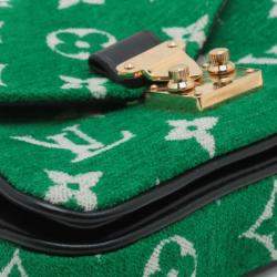 Pre Owned Louis Vuitton Monogram Jacquard Velvet Micro Metis