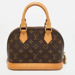 Pre Owned Louis Vuitton Monogram Canvas Alma BB Bag