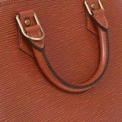 Pre Owned Louis Vuitton Brown Epi Alma Handbag