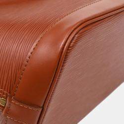 Pre Owned Louis Vuitton Brown Epi Alma Handbag