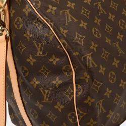 Pre Owned Louis Vuitton Monogram Keepall Bandouliere 55 Duffle Bag