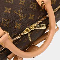 Pre Owned Louis Vuitton Monogram Keepall Bandouliere 55 Duffle Bag