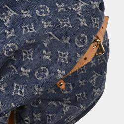 Pre Owned Louis Vuitton Monogram Denim XL Handbag