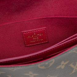 Pre Owned Louis Vuitton Brown Monogram Pochette Felicie