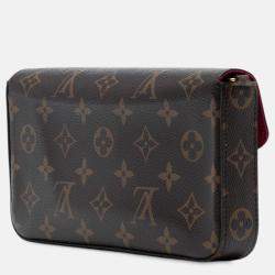 Pre Owned Louis Vuitton Brown Monogram Pochette Felicie