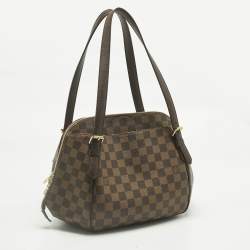 Pre Owned Louis Vuitton Damier Ebene Canvas Belem MM Bag