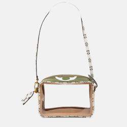 Pre Owned Louis Vuitton Brown/Green Monogram Giant Jungle Beach Pouch