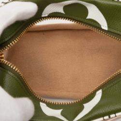 Pre Owned Louis Vuitton Brown/Green Monogram Giant Jungle Beach Pouch