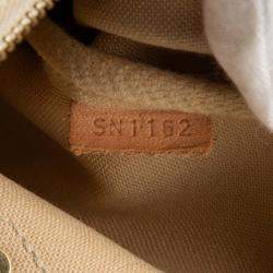 Pre Owned Louis Vuitton Eva Damier Azur Canvas Clutch Bag