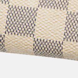 Pre Owned Louis Vuitton Eva Damier Azur Canvas Clutch Bag