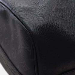 Pre Owned Louis Vuitton Black Taigarama Keepall Bandouliere 50