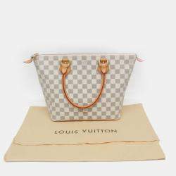 Pre Owned Louis Vuitton Damier Azur Saleya PM Handbag