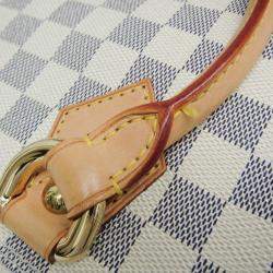 Pre Owned Louis Vuitton Damier Azur Saleya PM Handbag