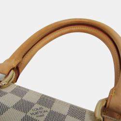 Pre Owned Louis Vuitton Damier Azur Saleya PM Handbag