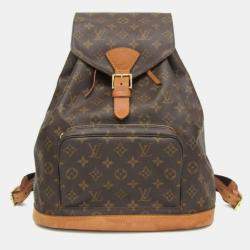 Pre Owned Louis Vuitton Monogram Montsouris GM Backpack Monogram