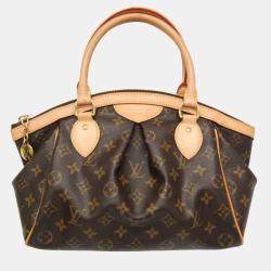 Pre Owned Louis Vuitton Monogram Tivoli PM Handbag Brown