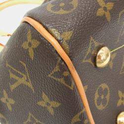 Pre Owned Louis Vuitton Monogram Tivoli PM Handbag Brown