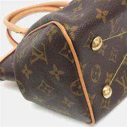 Pre Owned Louis Vuitton Monogram Tivoli PM Handbag Brown