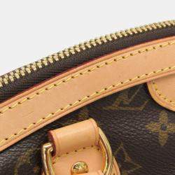 Pre Owned Louis Vuitton Monogram Tivoli PM Handbag Brown