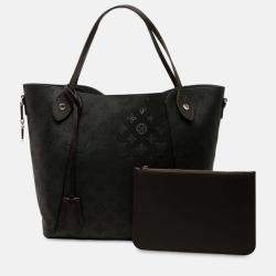 Pre Owned Louis Vuitton Black Monogram Mahina Hina MM