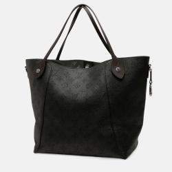 Pre Owned Louis Vuitton Black Monogram Mahina Hina MM