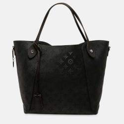 Pre Owned Louis Vuitton Black Monogram Mahina Hina MM
