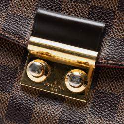 Pre Owned Louis Vuitton Brown Damier Ebene Croisette