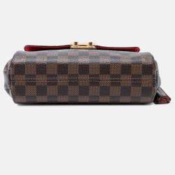 Pre Owned Louis Vuitton Brown Damier Ebene Croisette