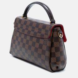 Pre Owned Louis Vuitton Brown Damier Ebene Croisette