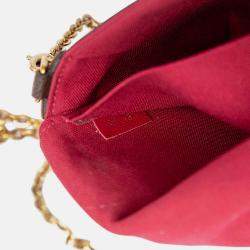 Pre Owned Louis Vuitton Brown Monogram Pochette Felicie